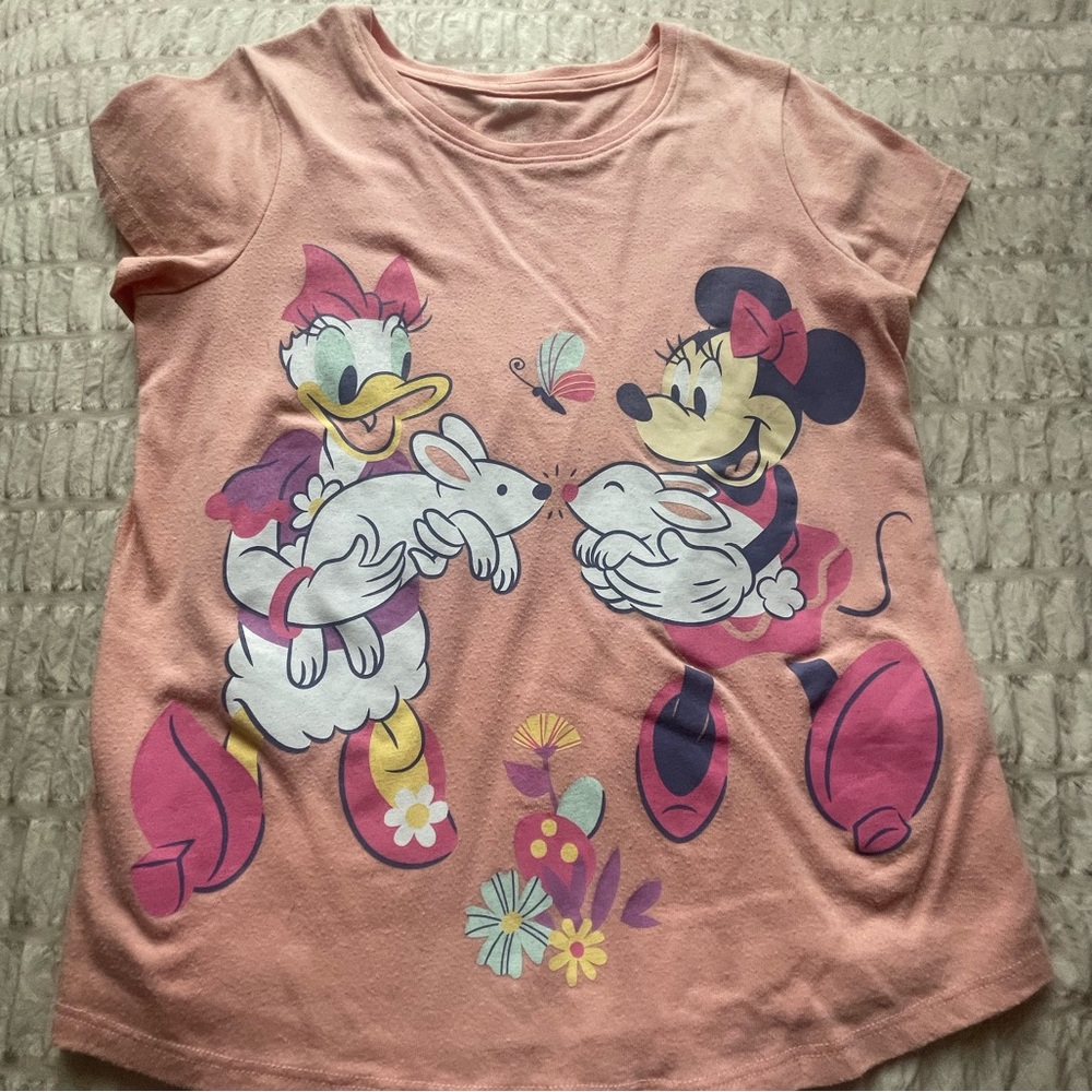 Disney Kids Pink Graphic Easter tee